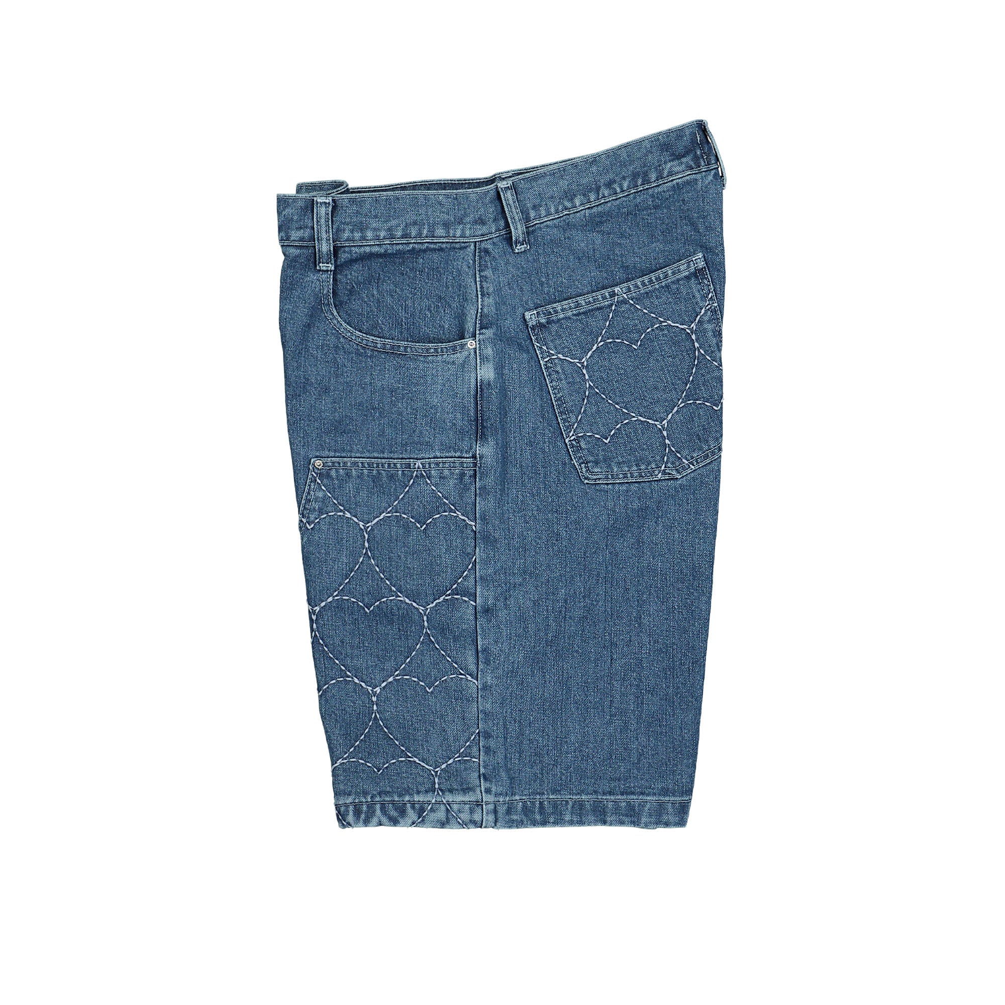 Arte Antwerp Serena Heart Shorts SS24-075SHO / Denim Bleach | OVERKILL