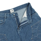 Arte Antwerp Serena Heart Shorts Denim Bleach Shorts Detailfoto | Overkill