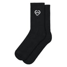 Arte Antwerp Arte Small Heart Socks Black Socks SS24-158SK / Black | Overkill