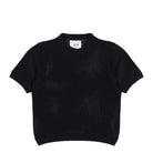 Arte Antwerp Crochet T-Shirt Black T-Shirts SS26-088K - 1 | Overkill
