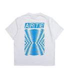 Arte Antwerp Abstract Back Print T-Shirt White T-Shirts SS26-139T / White Close-up | Overkill
