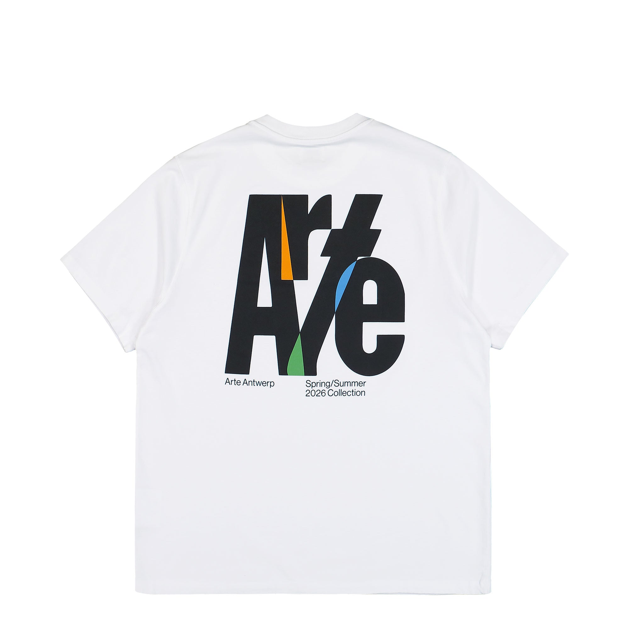 Arte Antwerp Big Logo Back T-Shirt White T-Shirts SS26-141T - 100 Close-up | Overkill
