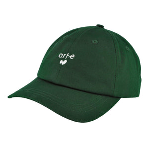 Arte Antwerp Heart Logo Cap Green Basecap SS26-215AC | Overkill
