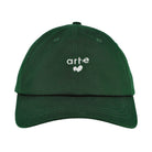 Arte Antwerp Heart Logo Cap Green Basecap SS26-215AC Detail View 1 | Overkill
