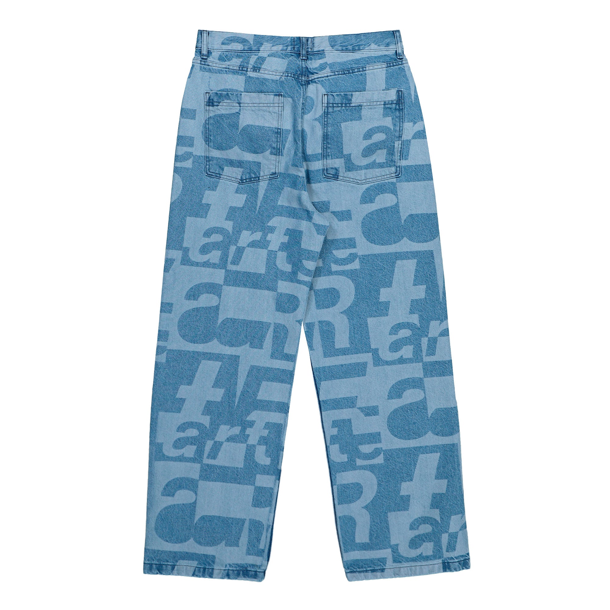 Arte Antwerp Denim Allover Pants Raw Denim Jeans SS26-229P / Raw Denim Close-up | Overkill
