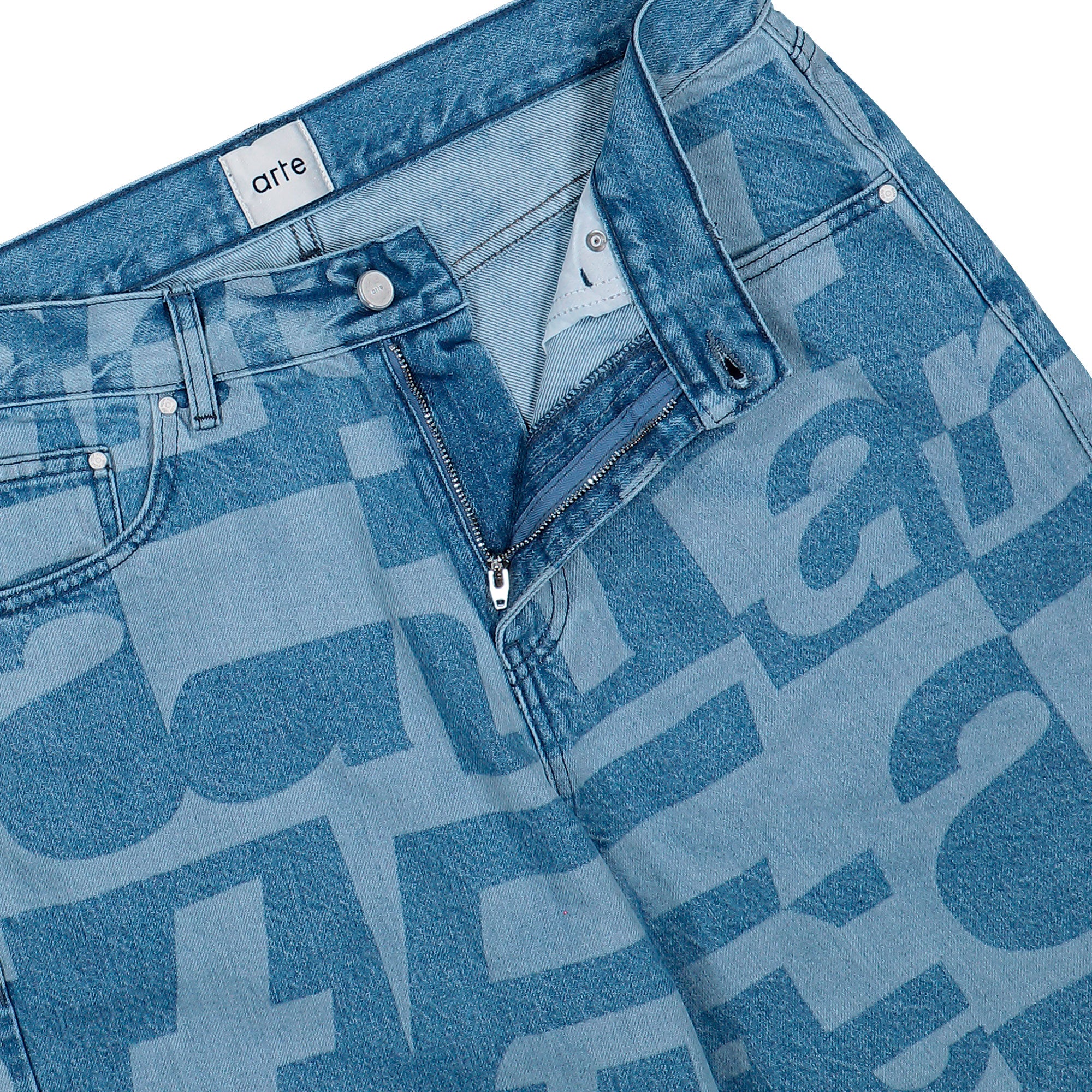 Arte Antwerp Denim Allover Pants SS26-229P / Raw Denim | OVERKILL