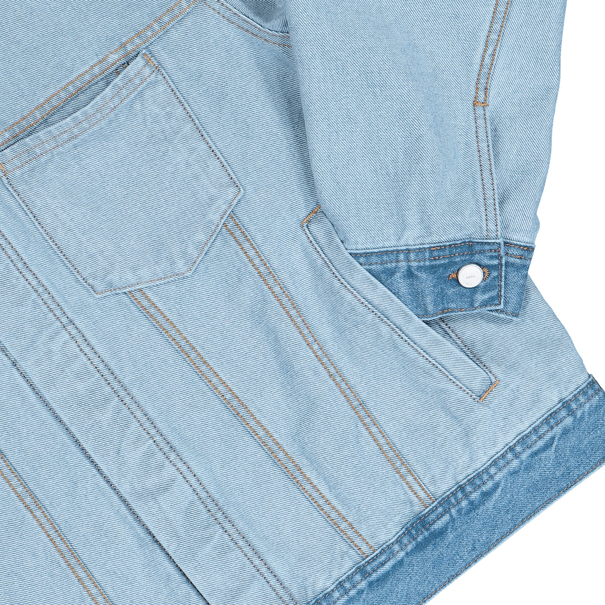 Arte Antwerp Denim Inside/Out Jacket Denim Bleach Jackets SS26-236J - 488 Detail View 1 | Overkill