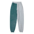 Aries Colourblock Sweatpant Teal / Grey Sweatpants SSAR30800 | Overkill
