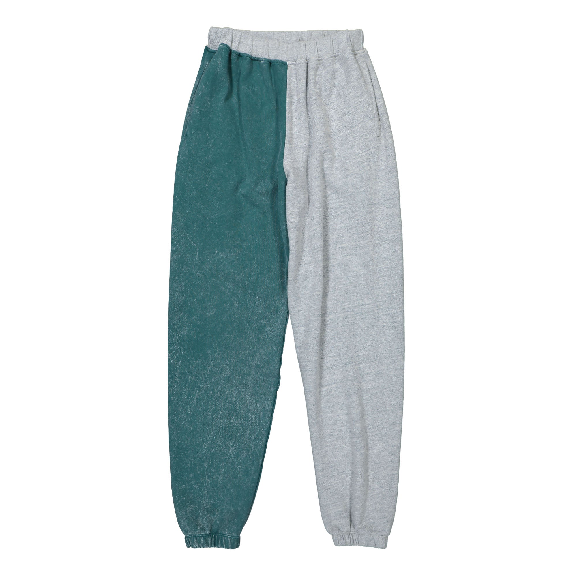Aries Colourblock Sweatpant Teal / Grey Sweatpants SSAR30800 | Overkill
