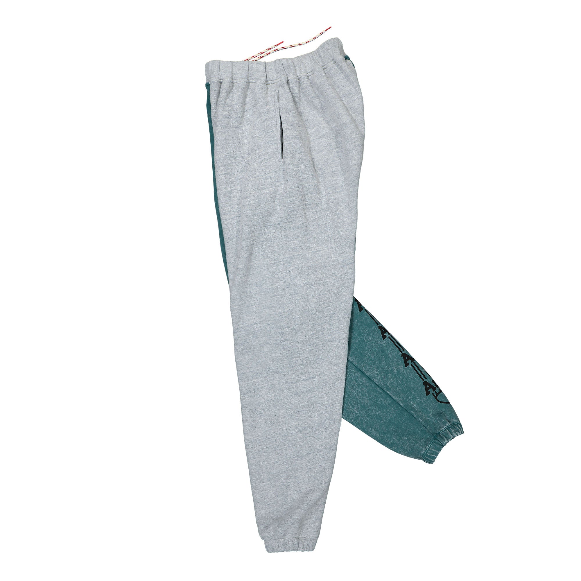Aries Colourblock Sweatpant Teal / Grey Sweatpants SSAR30800 Detailfoto | Overkill
