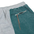 Aries Colourblock Sweatpant Teal / Grey Sweatpants SSAR30800 Detail View 2 | Overkill
