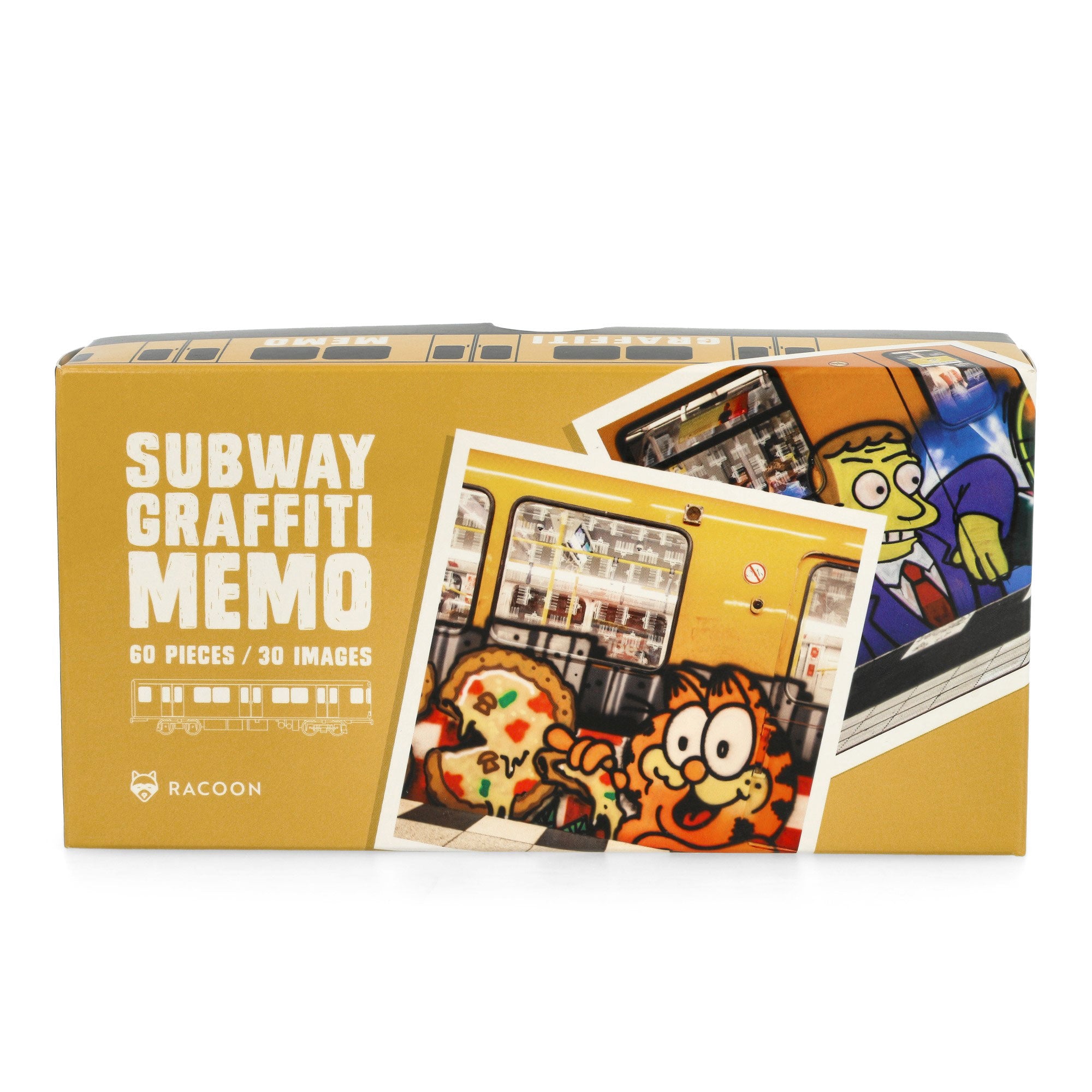 Racoon Books Subway Graffiti Memo Multicolor Various  Material | Overkill