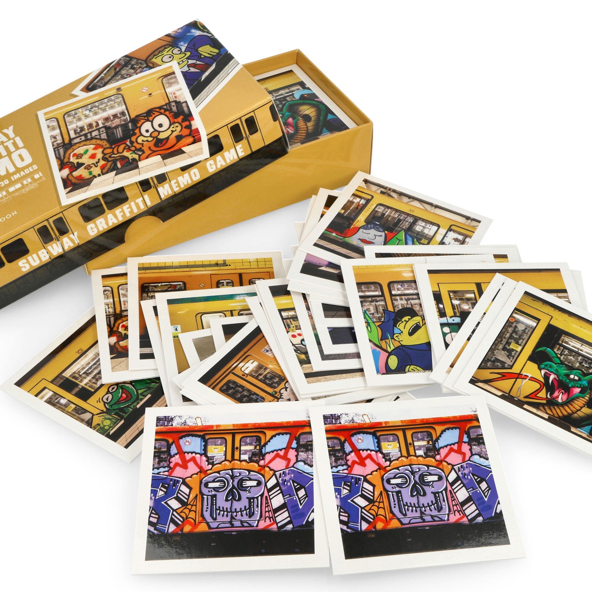 Racoon Books Subway Graffiti Memo Multicolor Various Close-up | Overkill