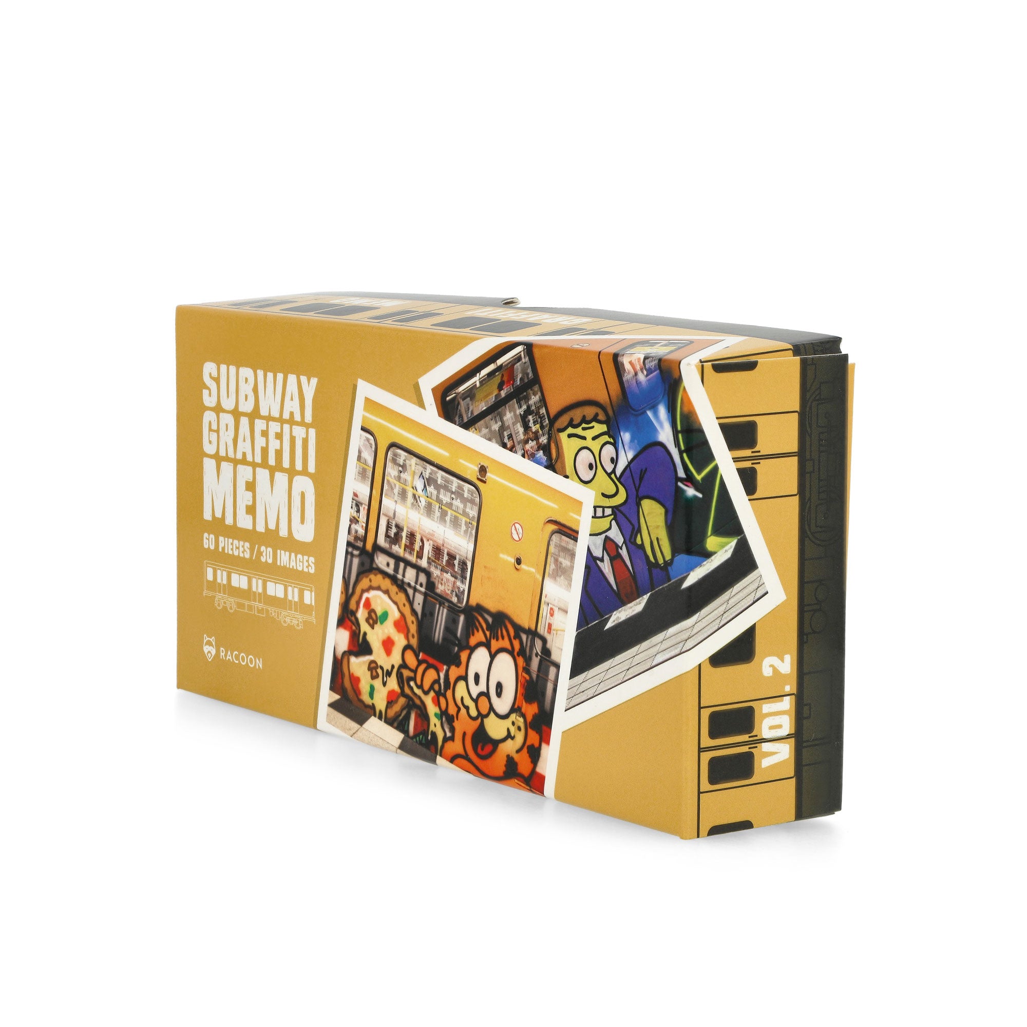 Racoon Books Subway Graffiti Memo Multicolor Various Detail view 1 | Overkill