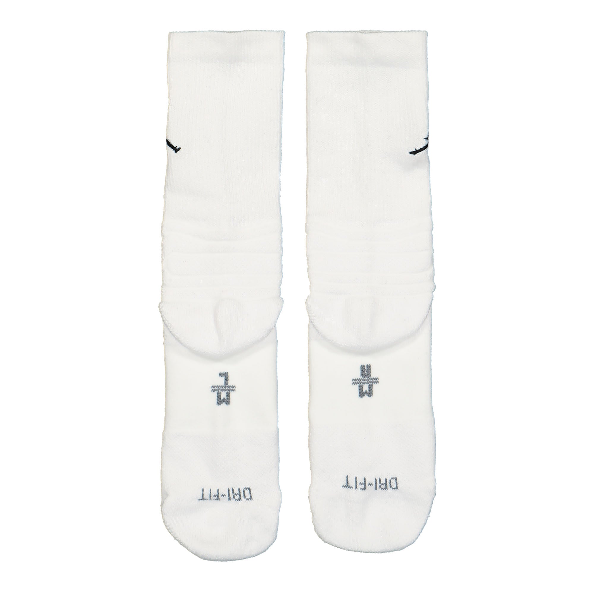 Jordan Flight Crew Basketball Socks White / Black Socks Close-up | Overkill