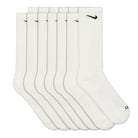 Nike Everyday Plus Cushioned Crew Socks 6 Pair White / Black Socks Material | Overkill