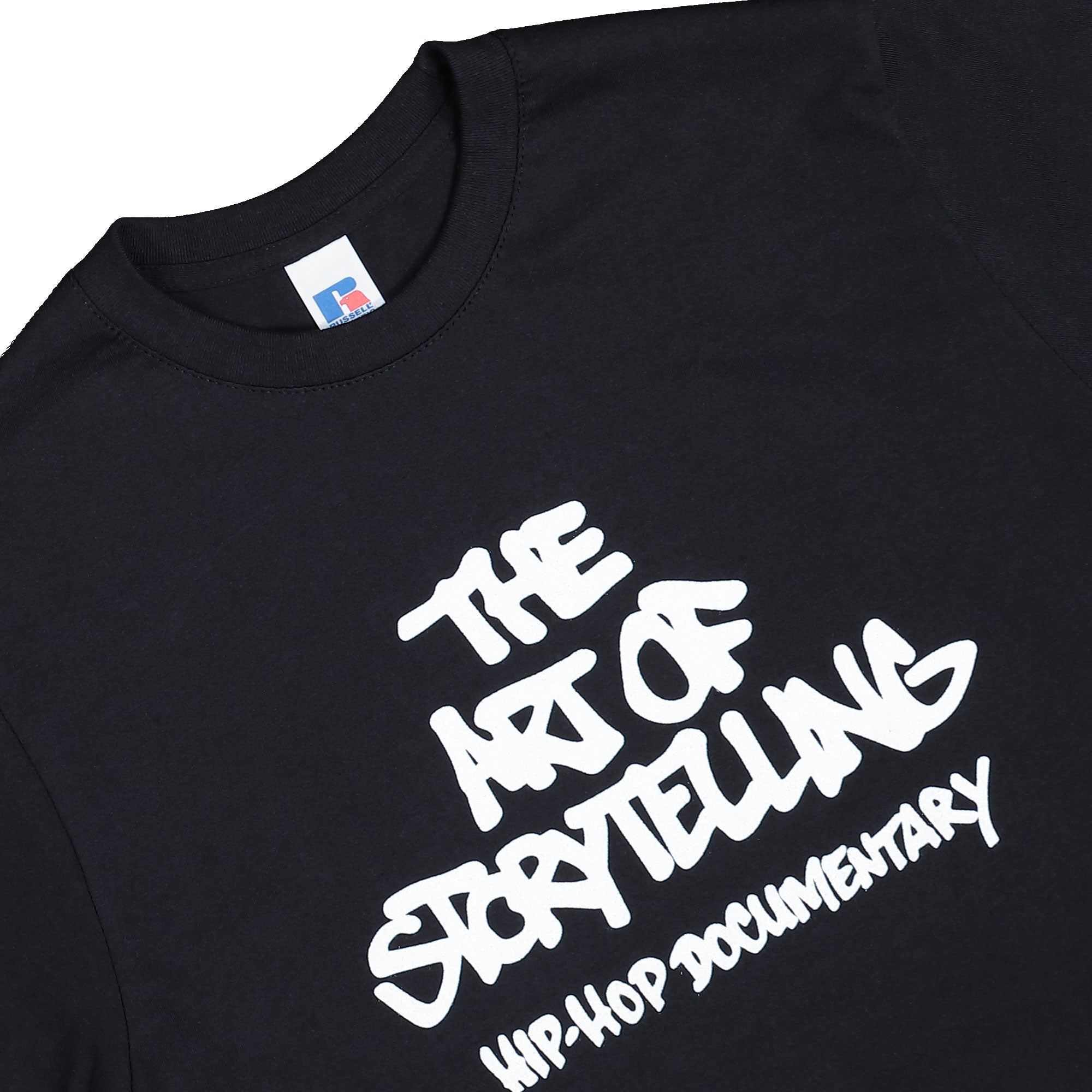 The Art Of Storytelling Taos Logo T-Shirt Black T-Shirts TAOS-T1-BLK Detailfoto | Overkill
