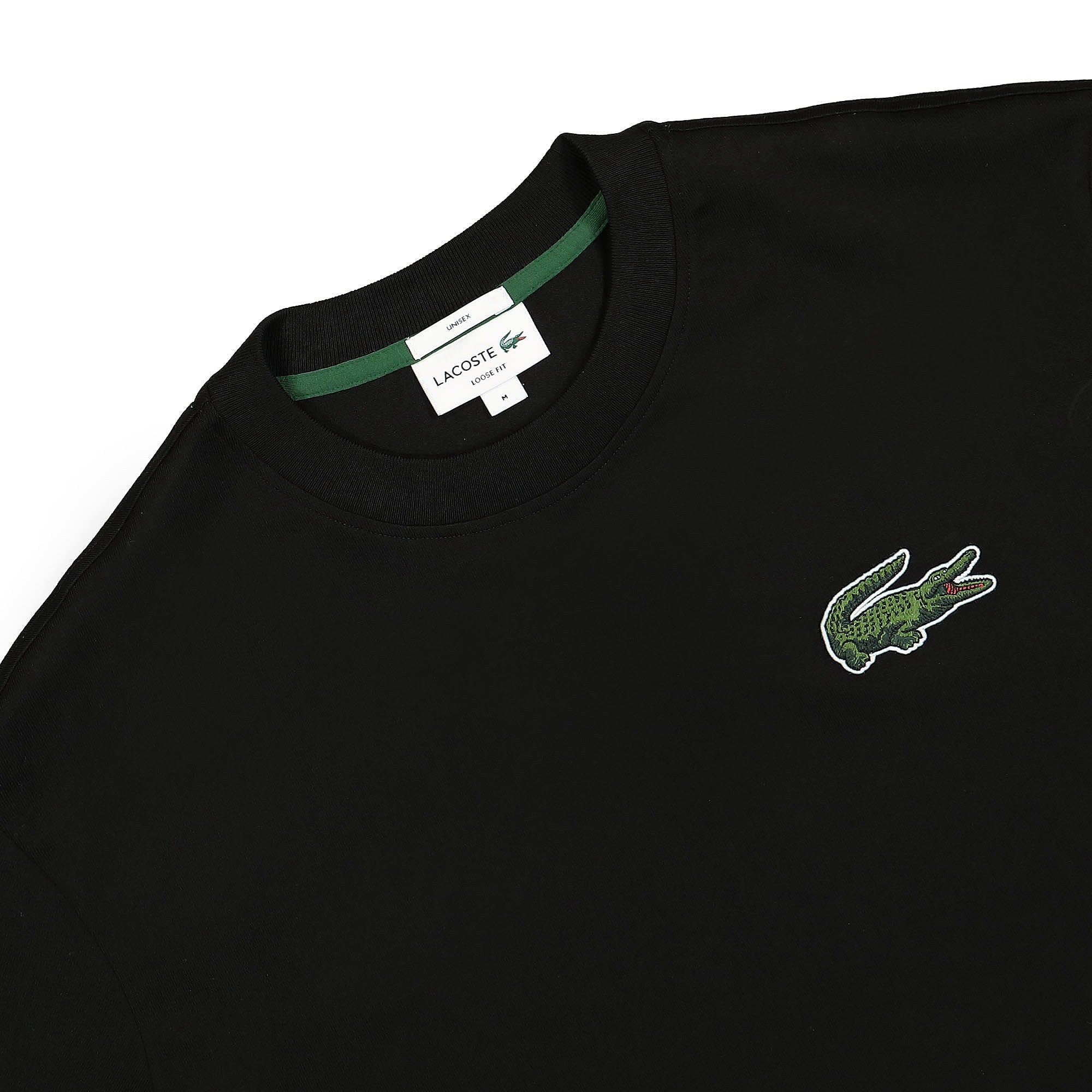 Lacoste Unisex T-Shirt Black T-Shirts Close-up | Overkill