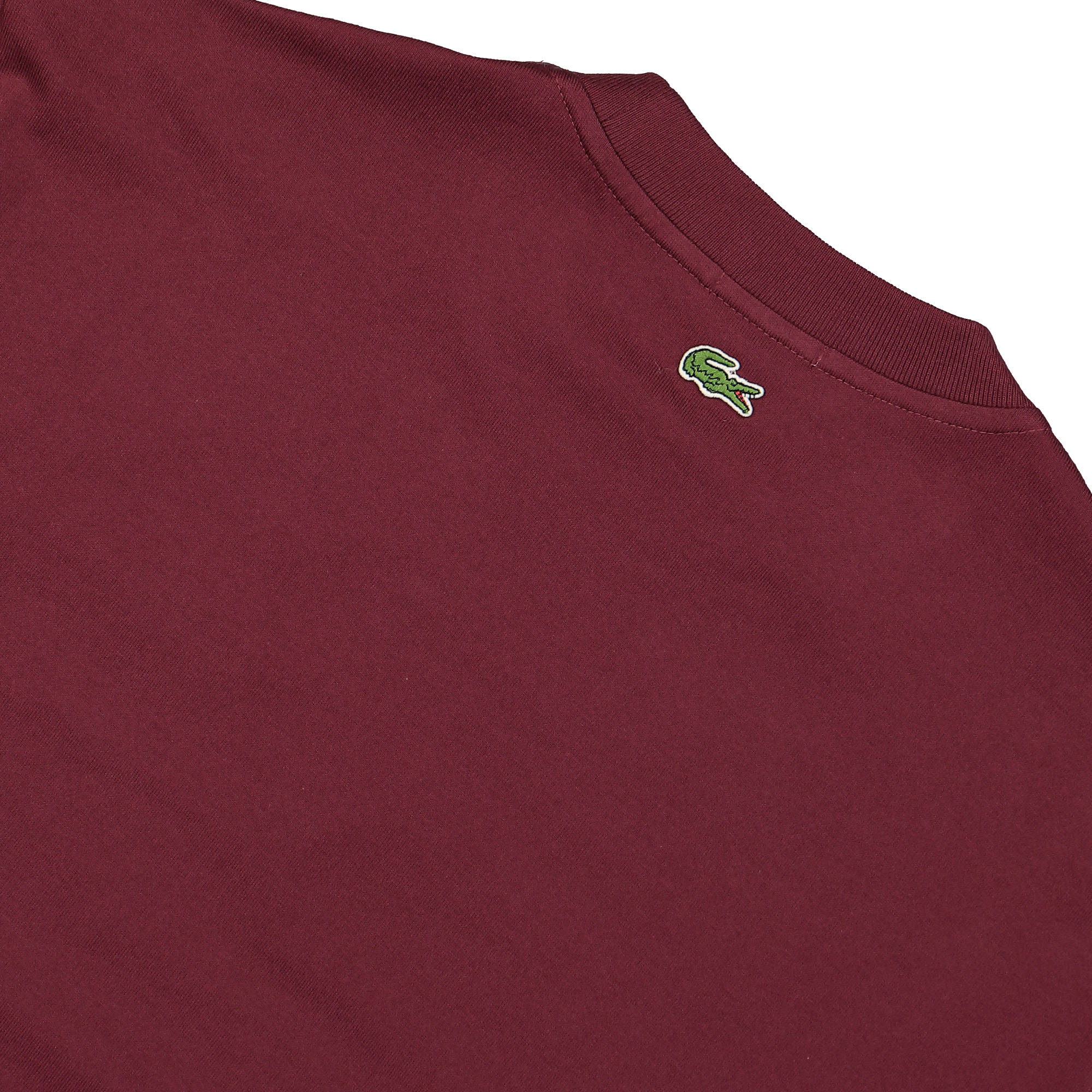Lacoste Unisex T-Shirt Bordeaux T-Shirts Detailfoto | Overkill