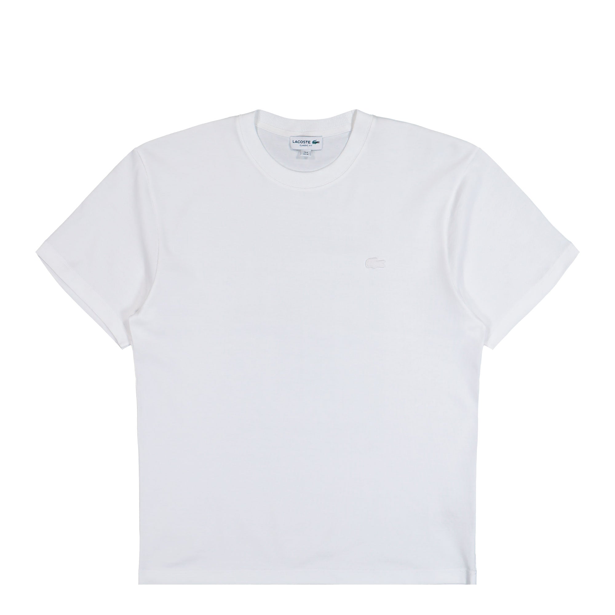 Lacoste Back Print Heavy Cotton T-Shirt White T-Shirts TH1750-00 001 | Overkill
