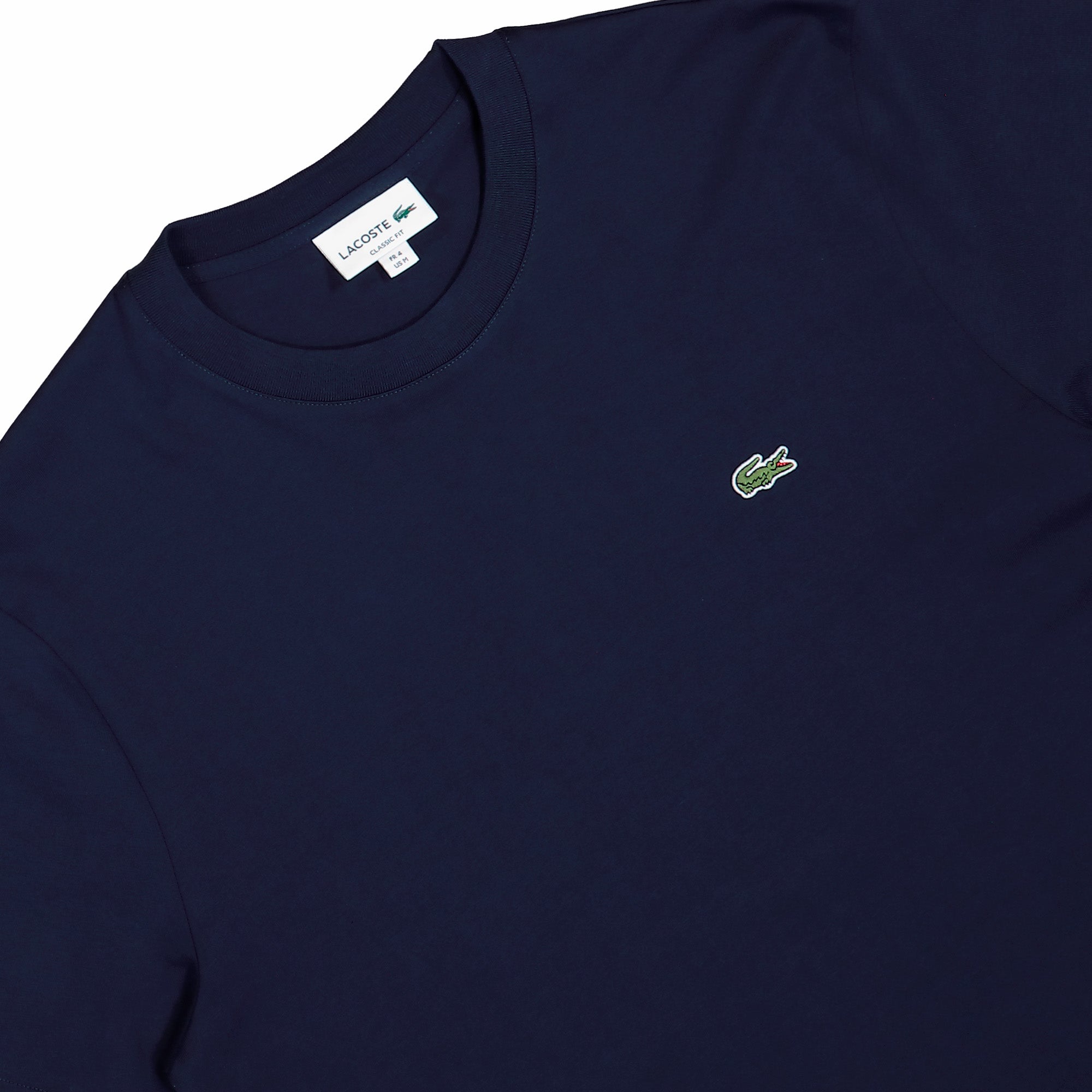 Lacoste Crewneck T-Shirt Midnight Blue T-Shirt TH7318-00 166 Detailfoto | Overkill
