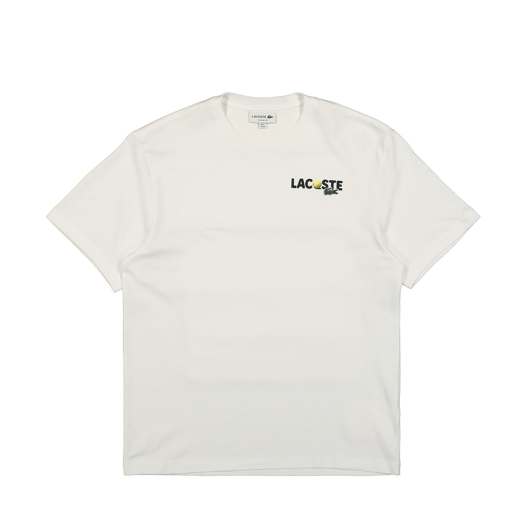 Lacoste Heavy Cotton Jersey T-Shirt White T-Shirts TH7363-00 001 | Overkill