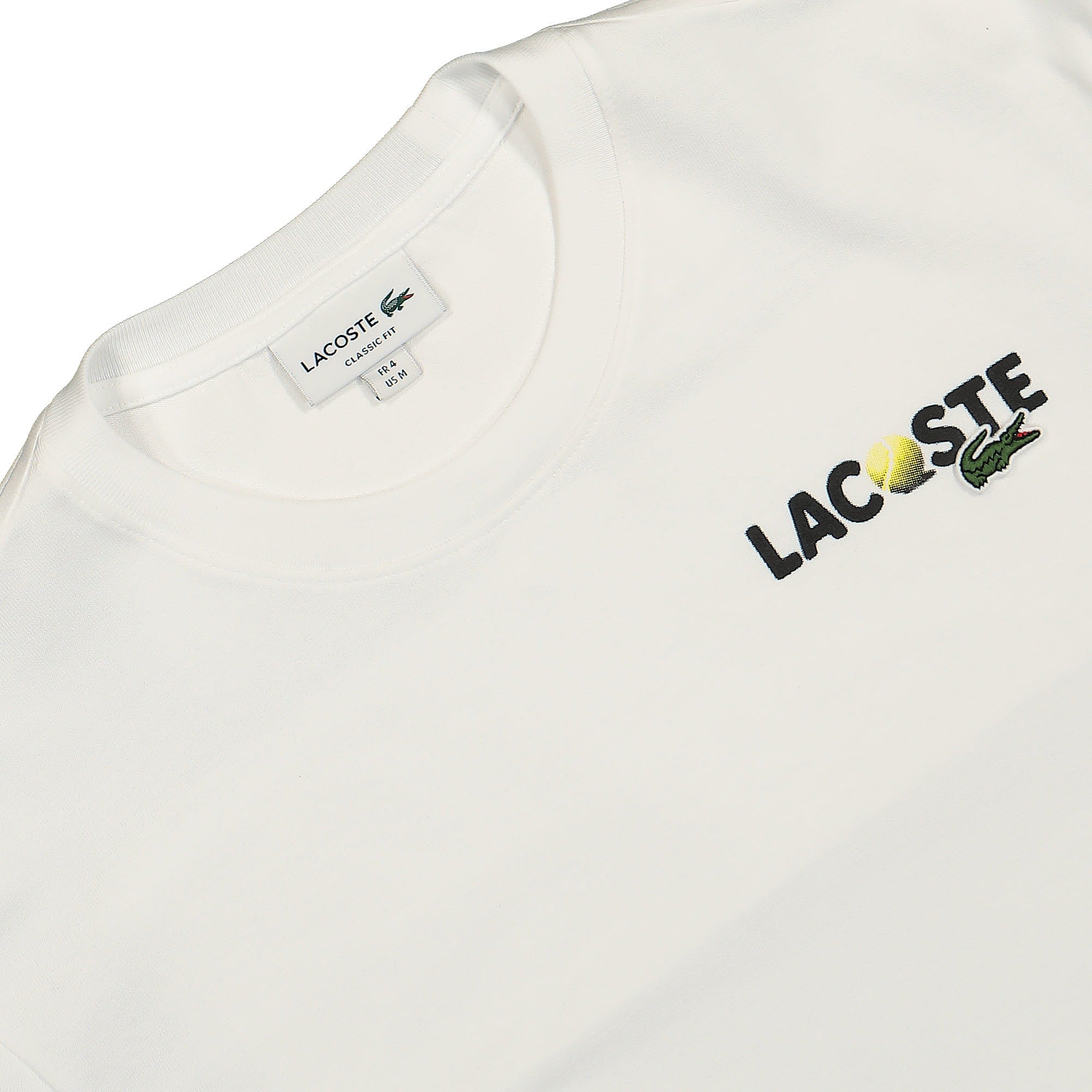 Lacoste Heavy Cotton Jersey T-Shirt White T-Shirts Material | Overkill