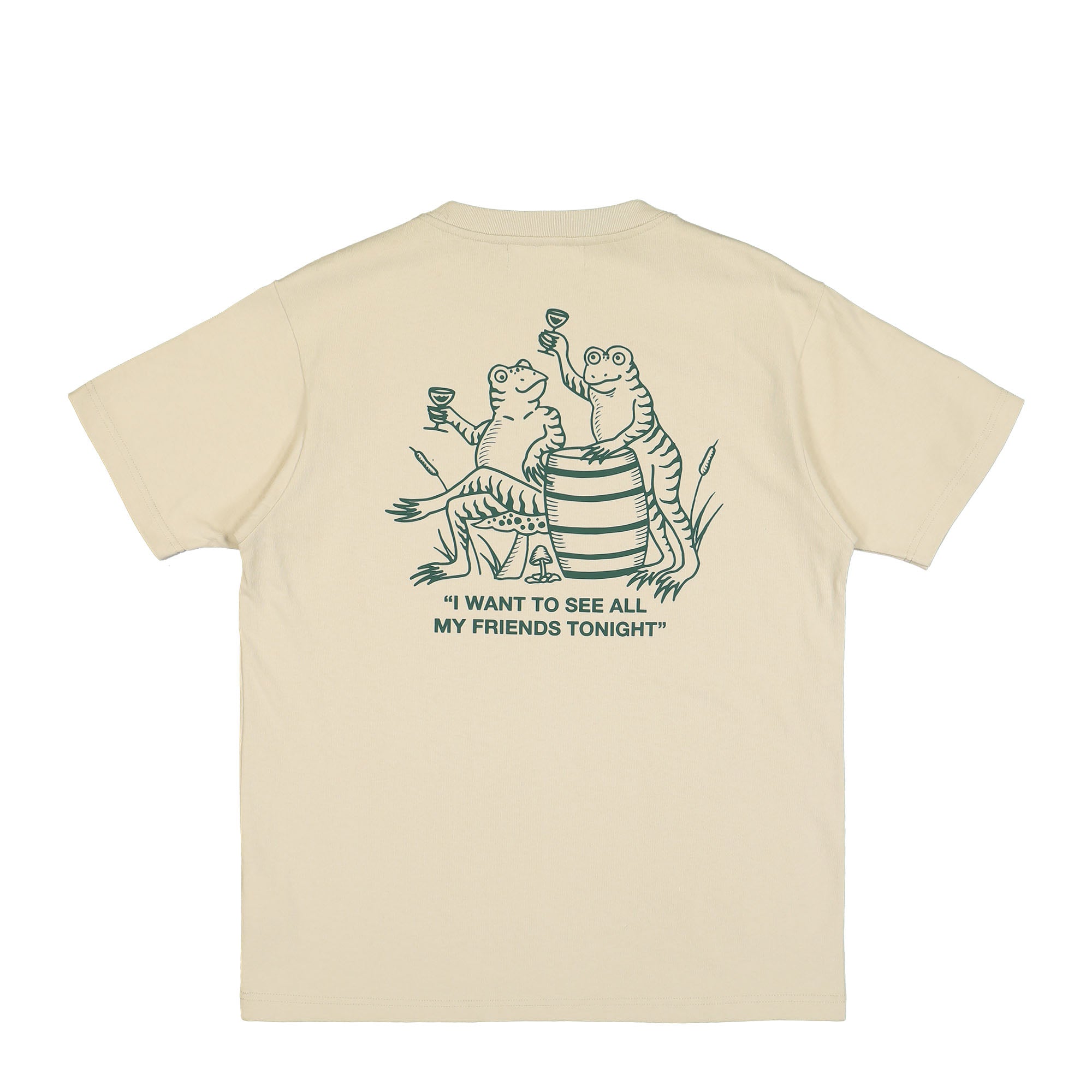 Taikan Friends S/S Tee Cream T-Shirts Close-up | Overkill