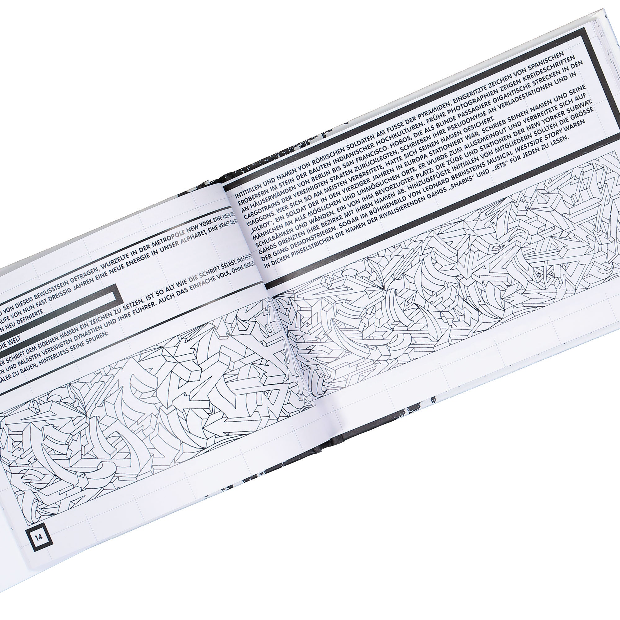 Hitzerot Theorie des Style: Die Befreiung des Alphabets Black / White Graffiti Book 978-3-9820295-6-6 Close-up | Overkill
