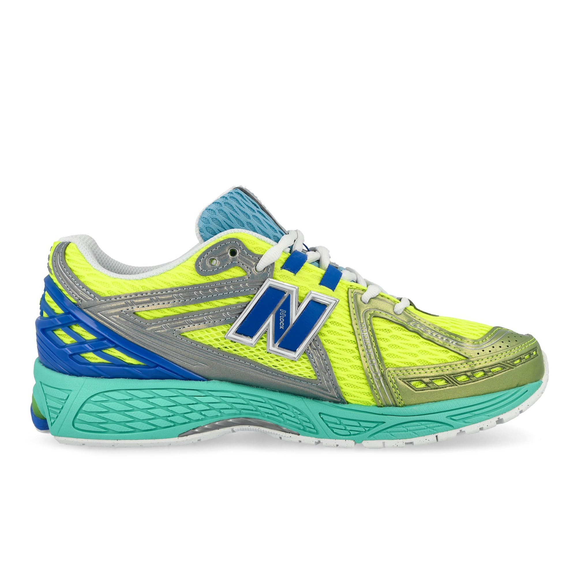 New Balance U19063EN Alkaline Green / Blue Bird Sneaker U19063EN Silhouette | Overkill
