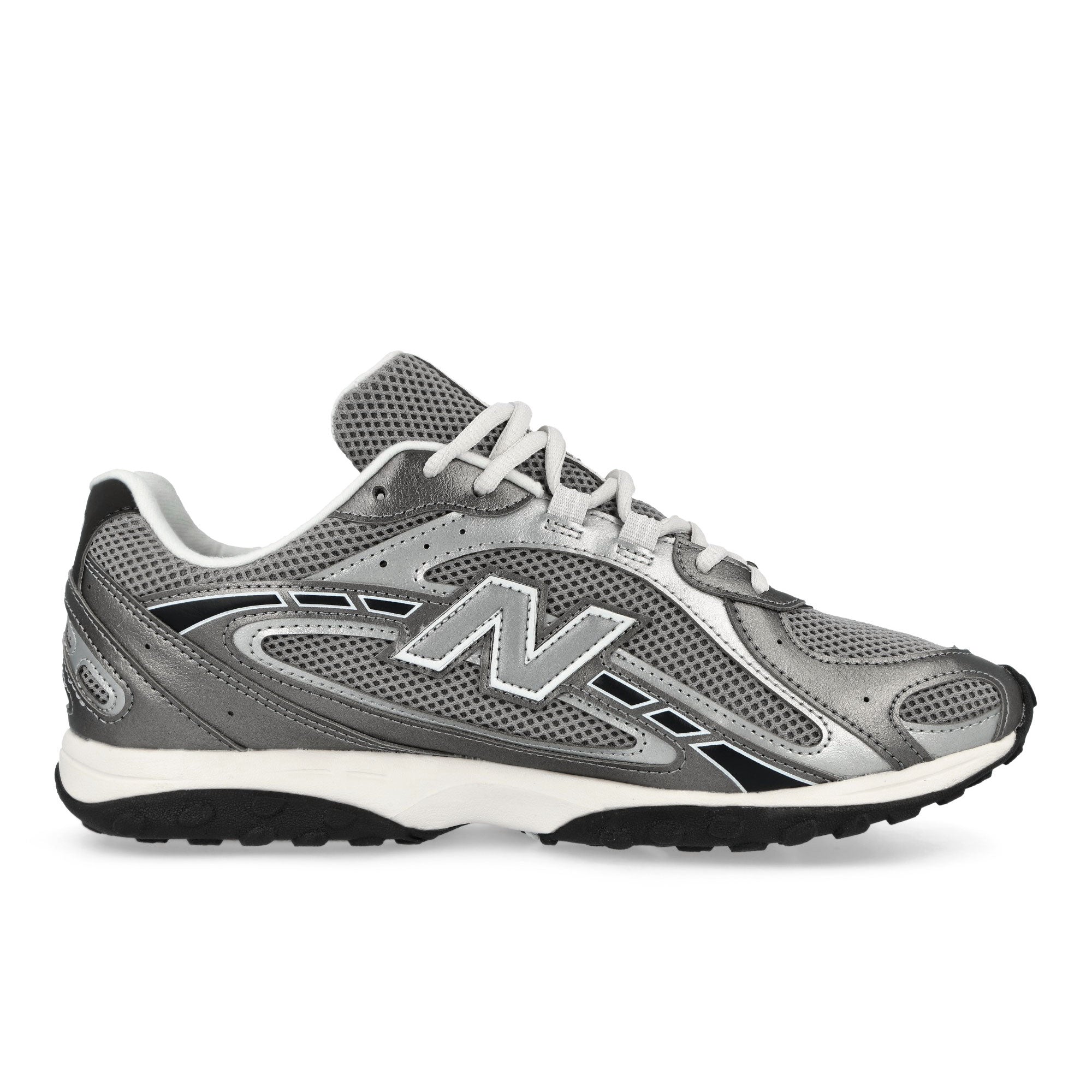 New Balance U204L1KP Dark Silver Metallic Low Top Sneakers U204L1KP Silhouette | Overkill
