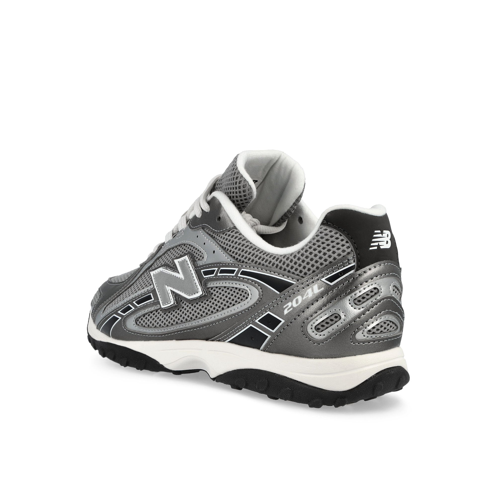 New Balance U204L1KP Dark Silver Metallic Low Top Sneakers U204L1KP Material | Overkill
