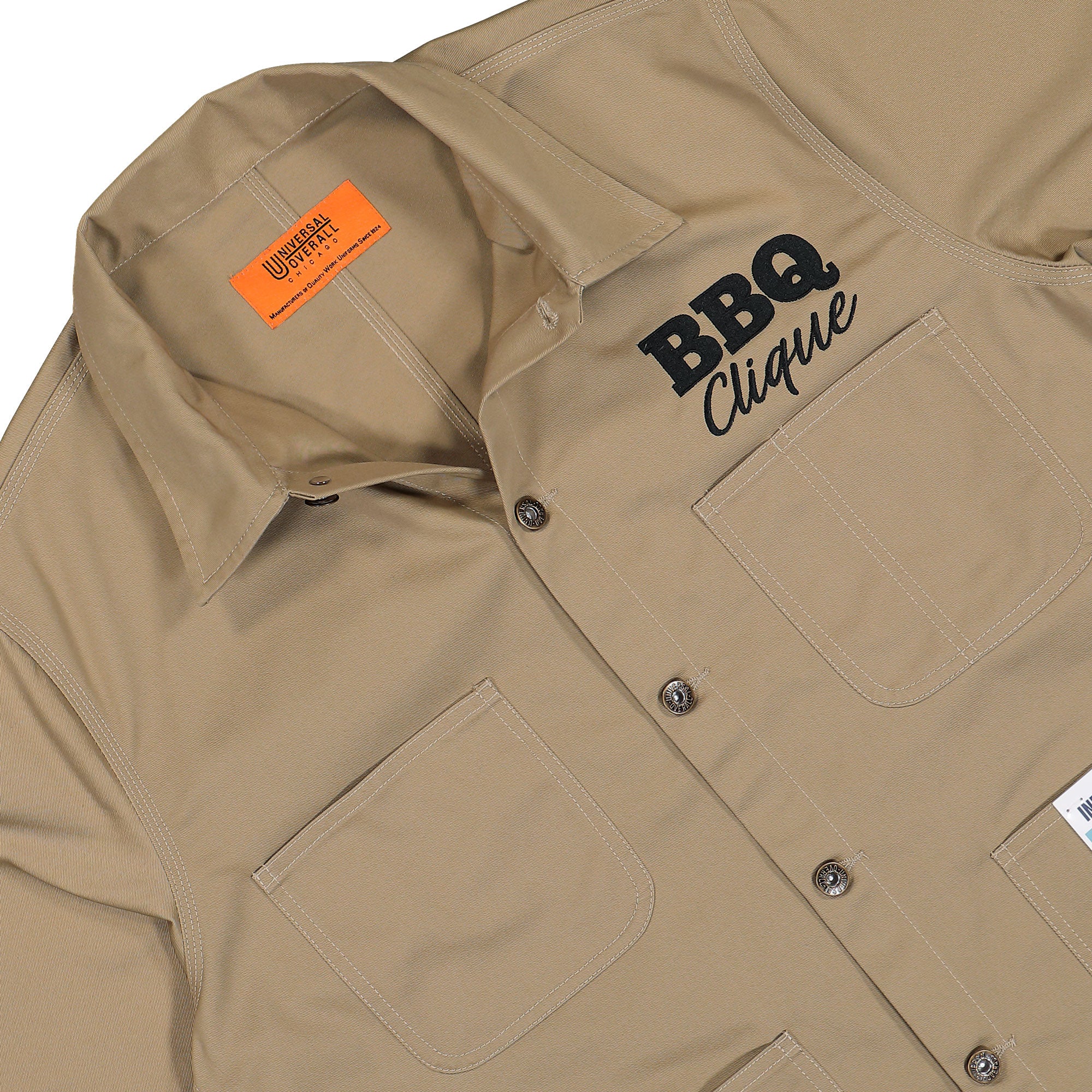 Chicago Williams x Universal Overall CWBerlin Overshirt C.Beige Jackets U2613225CW Detailfoto | Overkill
