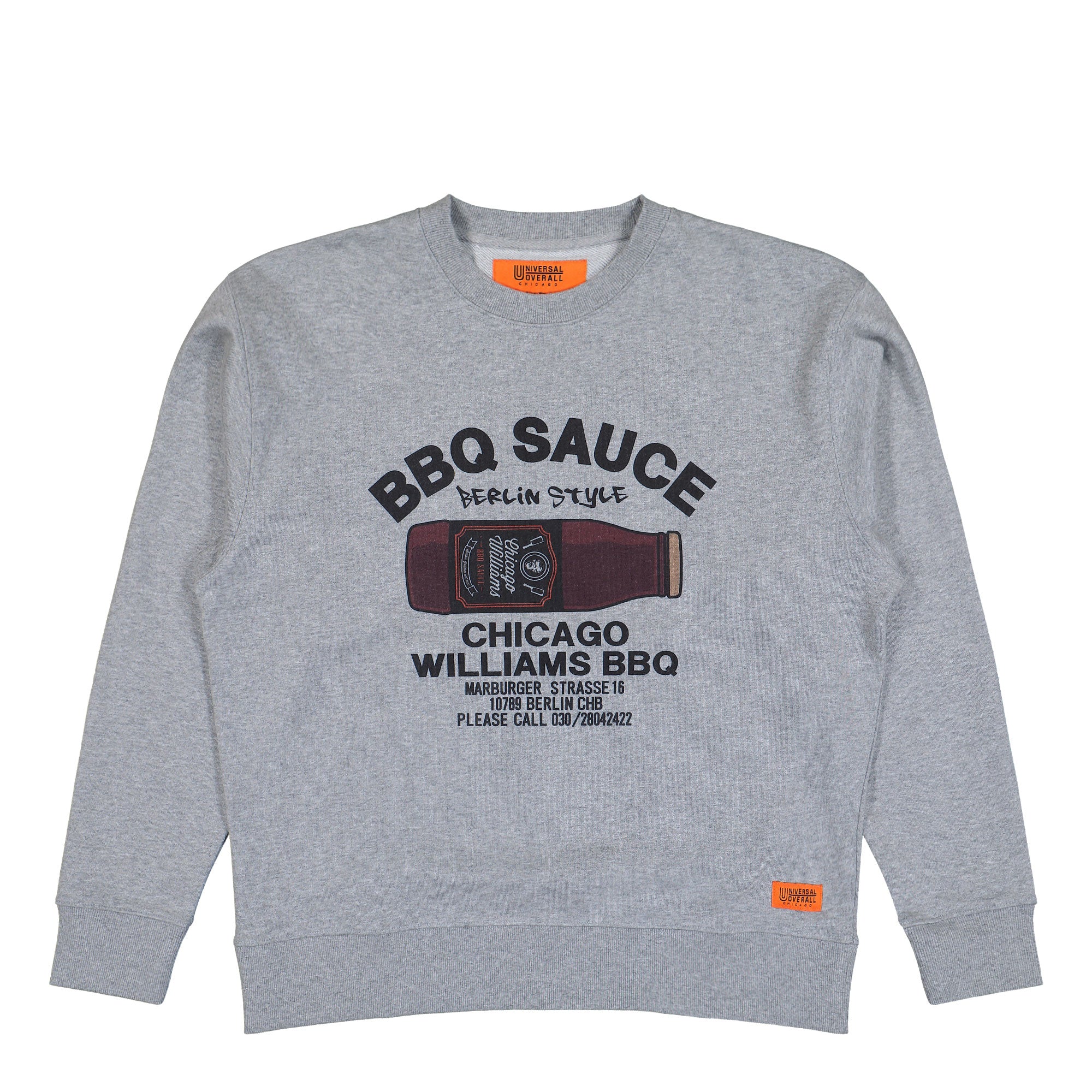 Chicago Williams x Universal Overall CWBerlin Sweat Shirt HGray Sweatshirts U2613250CW | Overkill
