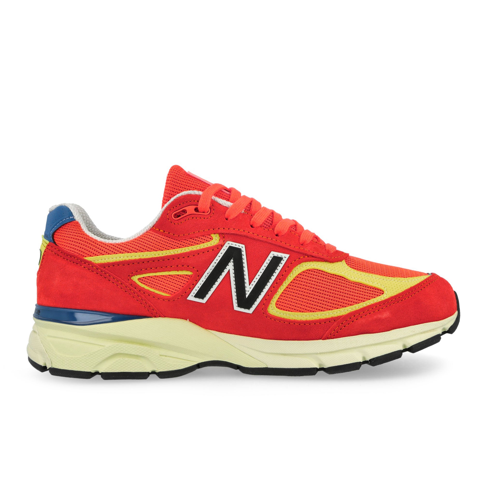 New Balance U99076B Urgent Red / Maize Sea / Stone low Top Sneaker U99076B Silhouette | Overkill
