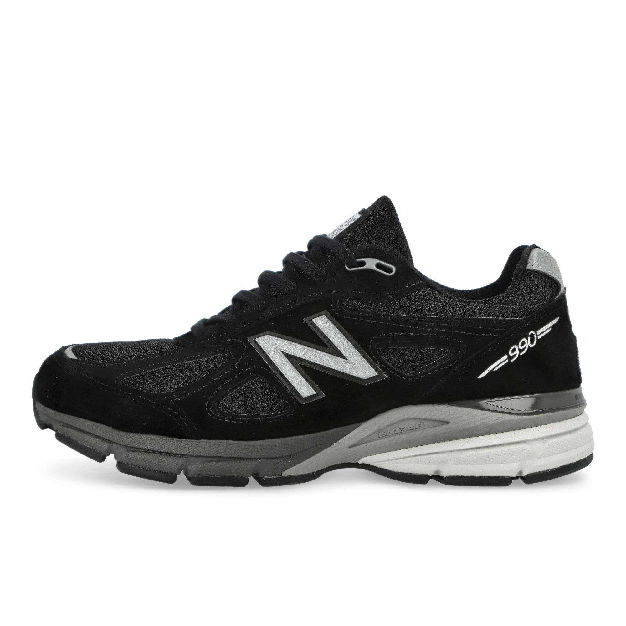 New Balance U990BL4 Black / Grey 06 / White Low Top Sneakers U990BL4 | Overkill
