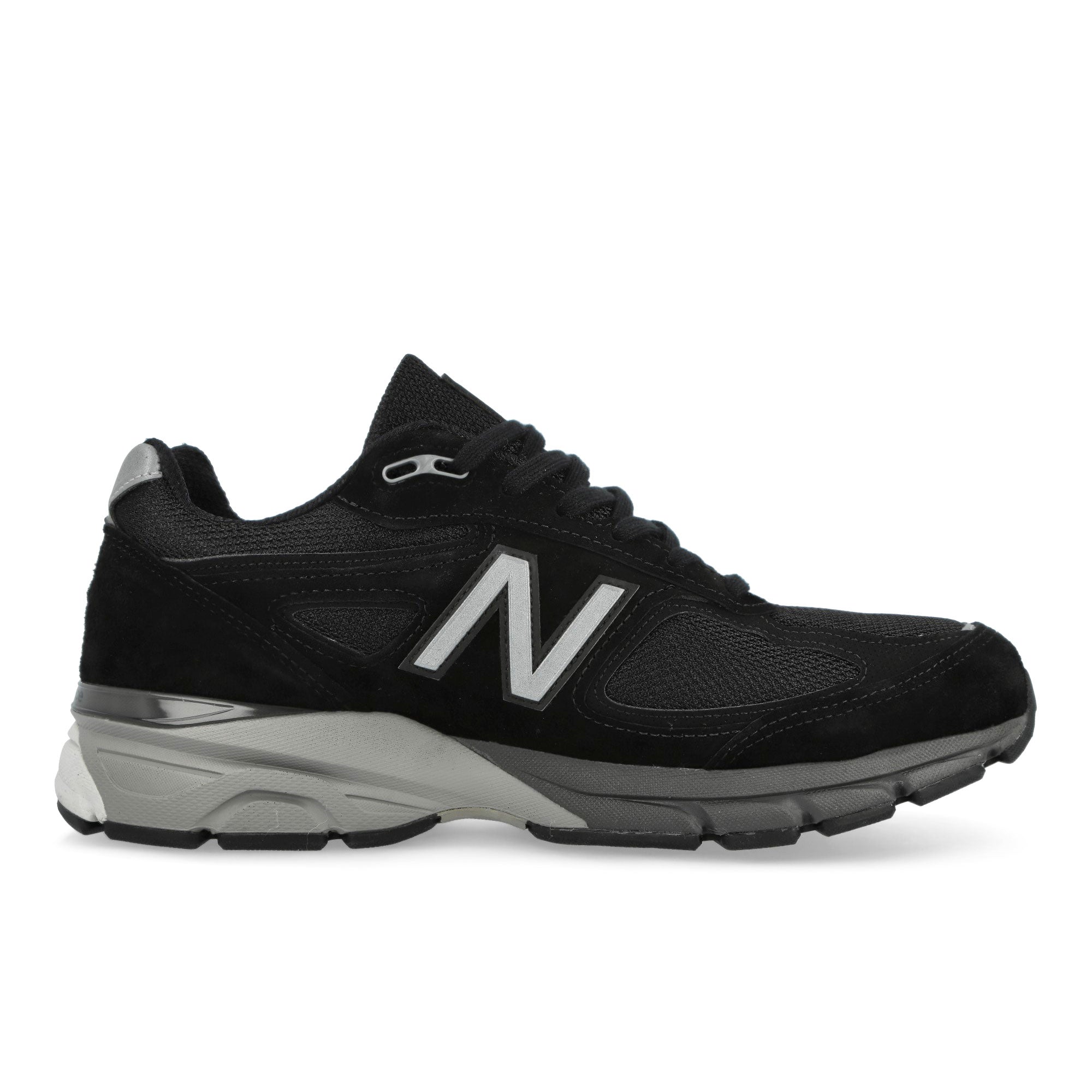 New Balance U990BL4 Black / Grey 06 / White Low Top Sneakers U990BL4 Silhouette | Overkill
