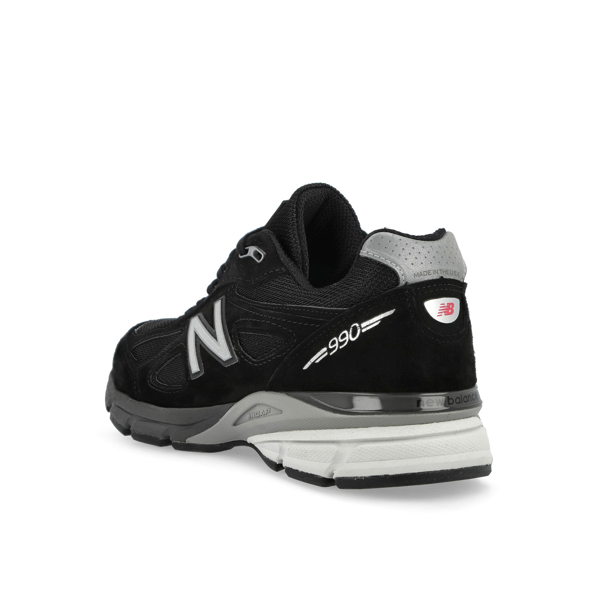 New Balance U990BL4 Black / Grey 06 / White Low Top Sneakers U990BL4 Material | Overkill
