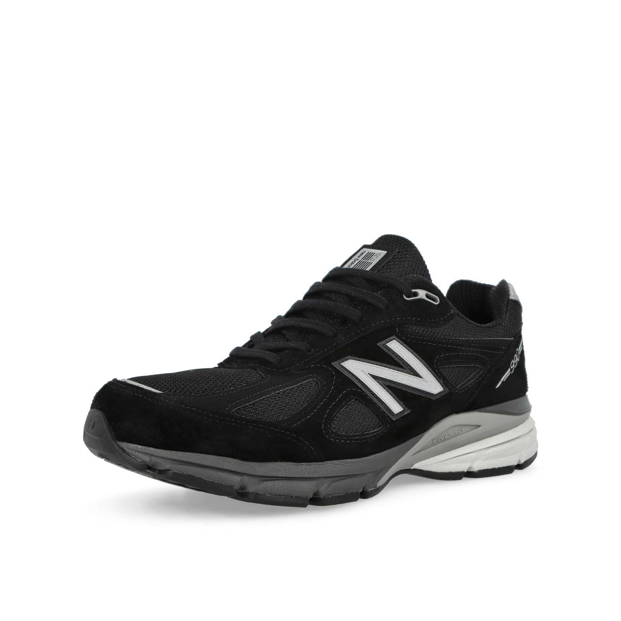 New Balance U990BL4 Black / Grey 06 / White Low Top Sneakers U990BL4 Close-up | Overkill
