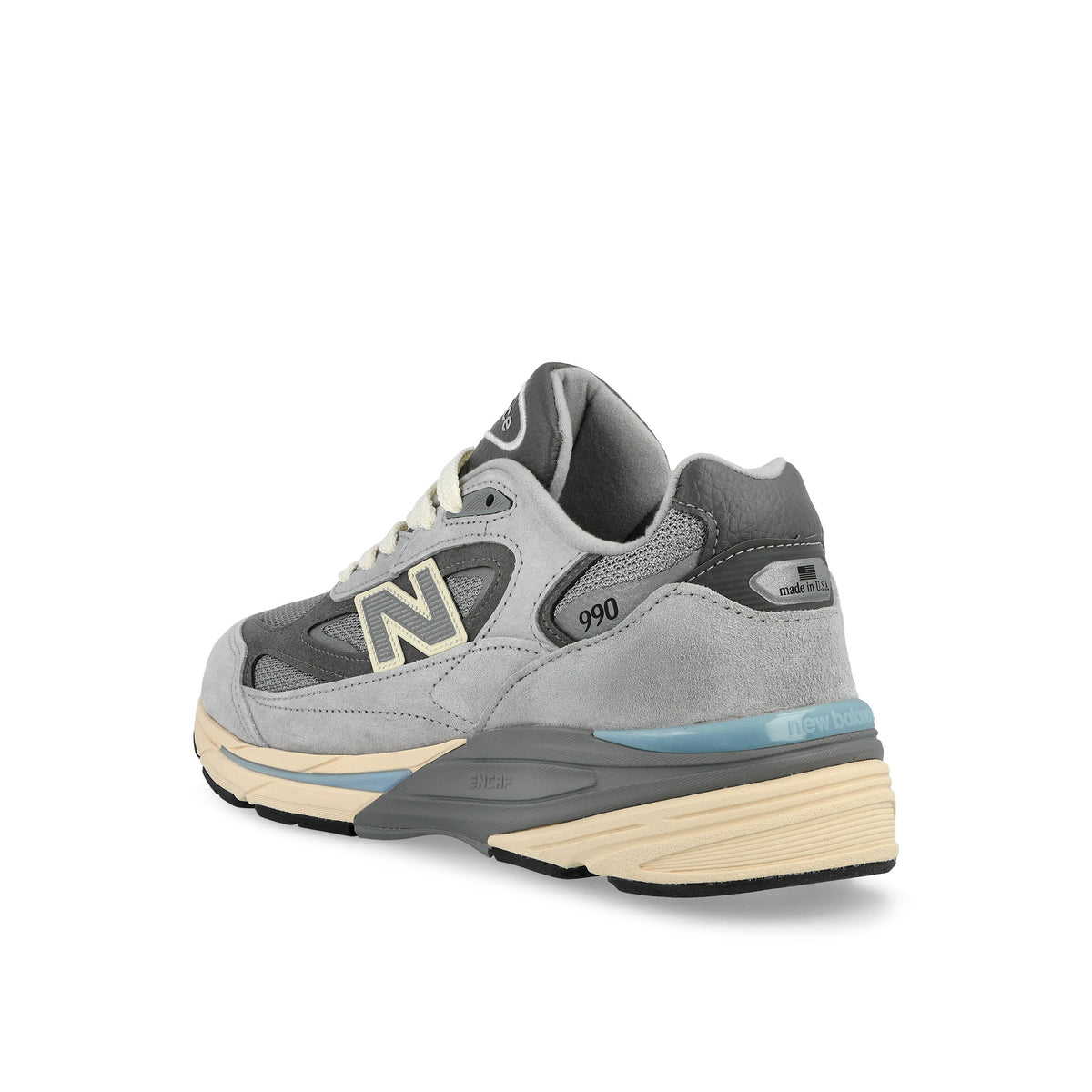New Balance U990GR7 Kool Gray / Calcium / Light Arctic Grey Sneaker U990GR7 Close-up | Overkill
