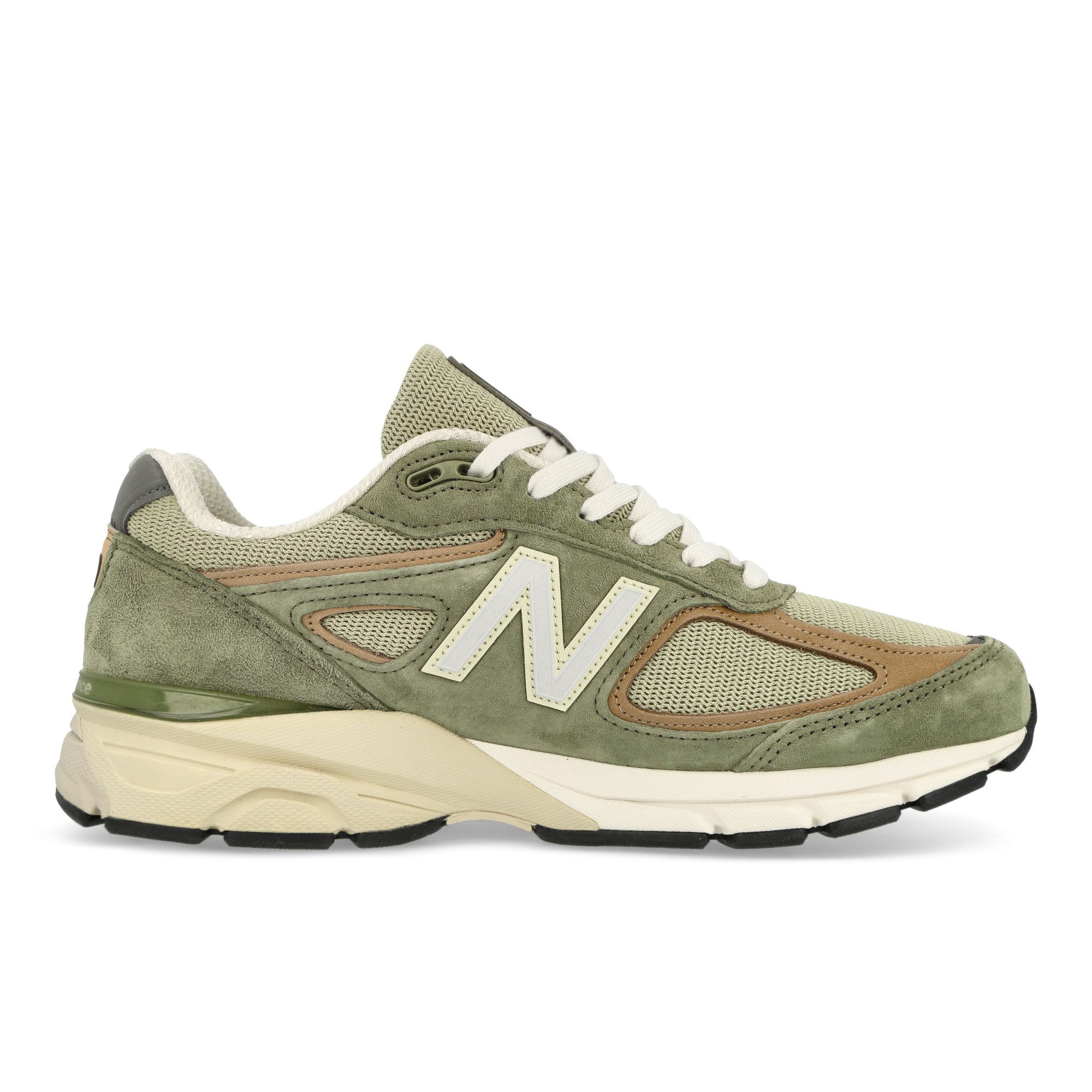 New Balance U990GT4 Olive / Incense Low Top Sneakers  Silhouette | Overkill