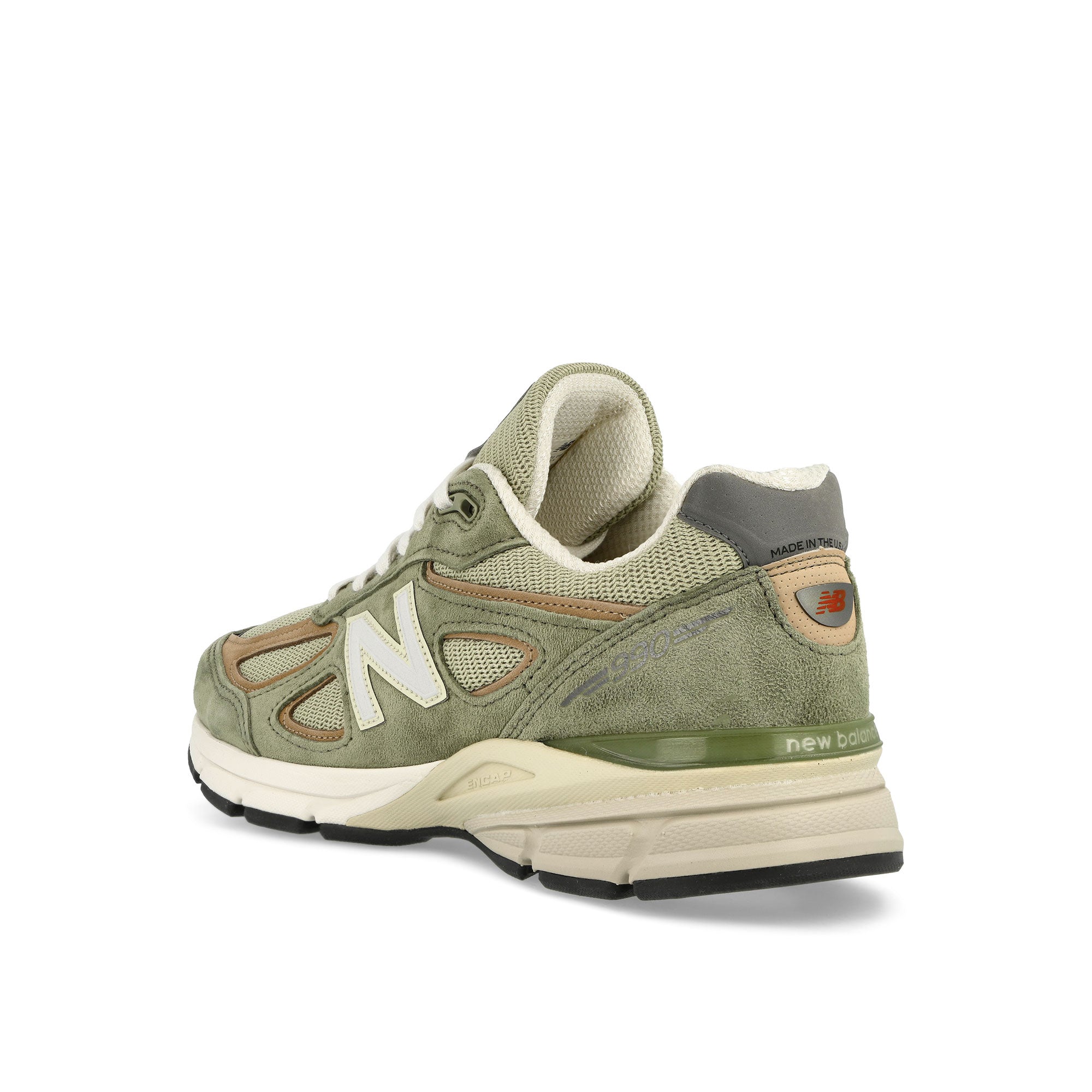 New Balance U990GT4 Olive / Incense Low Top Sneakers  Material | Overkill