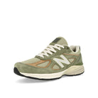New Balance U990GT4 Olive / Incense Low Top Sneakers  Close Up | Overkill