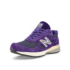 New Balance U990TB4 Purple-White Low Top Sneakers  Close Up | Overkill