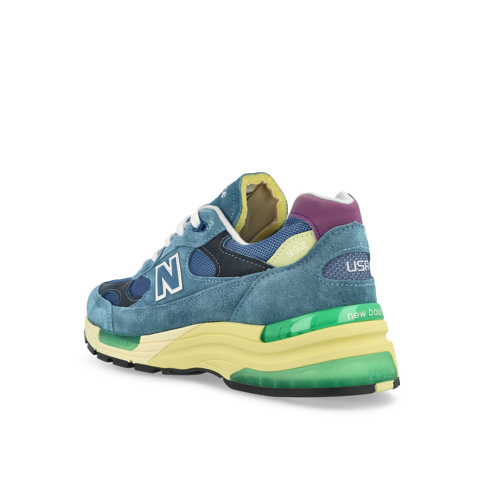 New Balance U9929NF  Sea Stone / Green Apple / Maize Low Top Sneakers U9929NF Material | Overkill
