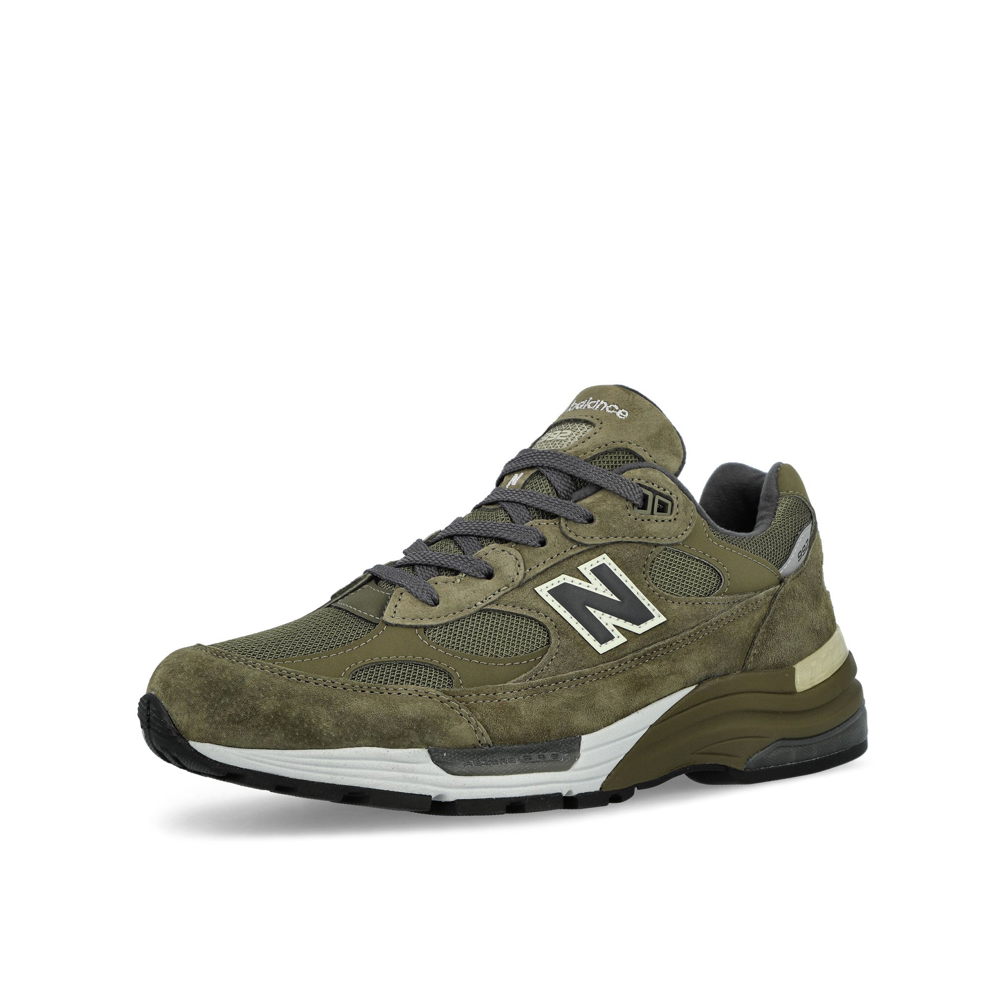 New Balance U992GL Dark Camo / Covert Green / Aluminum Grey Low Top Sneakers U992GL Detailfoto | Overkill
