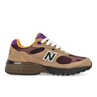 New Balance U993MU Mushroom / Midnight Violet Low Top Sneakers  Silhouette | Overkill