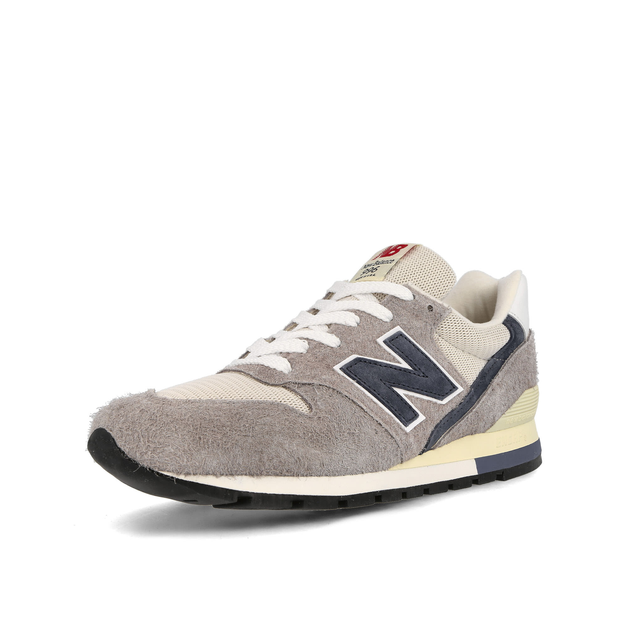 New Balance U996TE Grey / Blue Sneakers  Close Up | Overkill