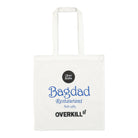 Overkill Uber Eats Bagdad Tote Bag White Tote Bags & Shoppers OK-UE-BGD-TBG | Overkill