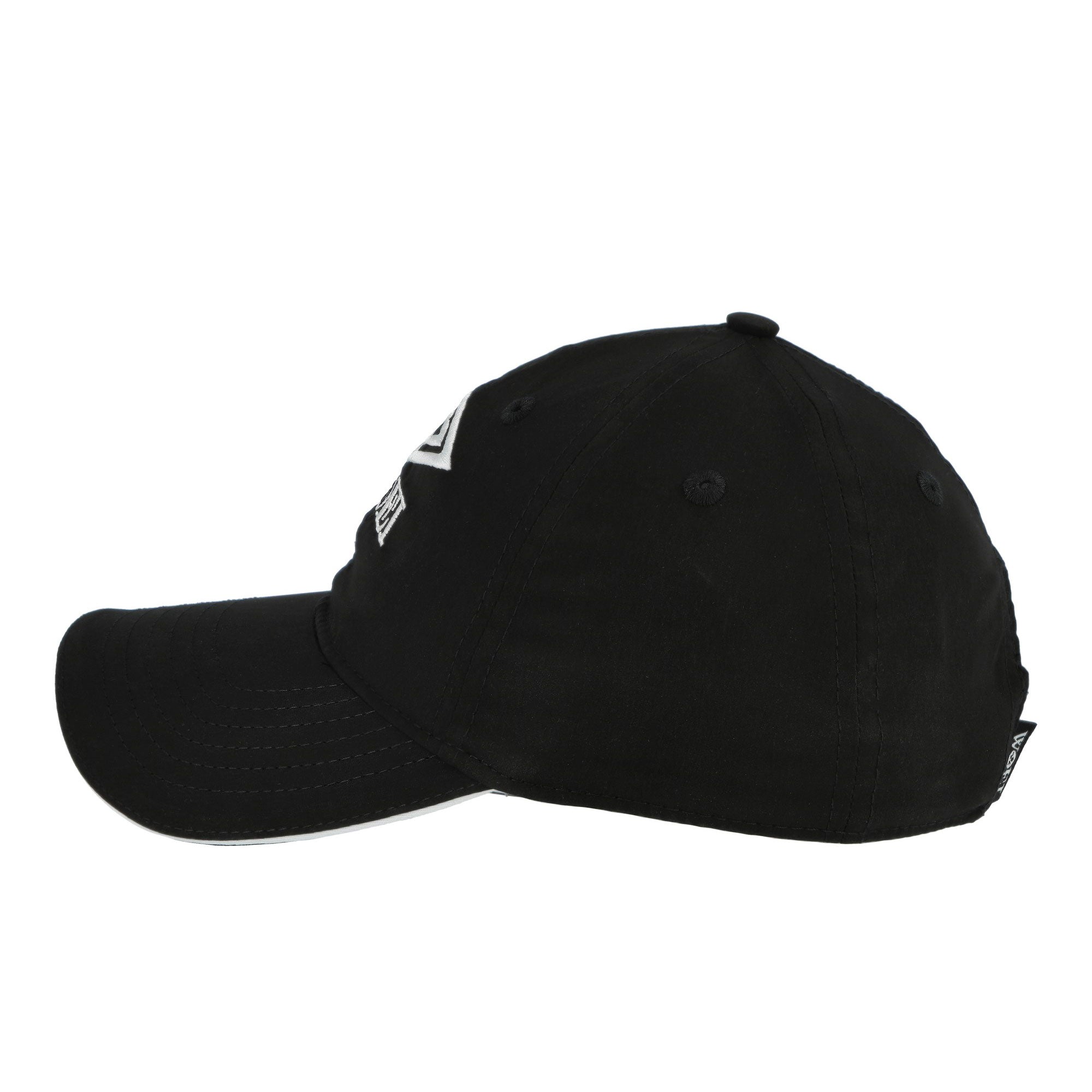 Woei x Umbro Script Cap Black Caps UMHM0396-060 Close-up | Overkill